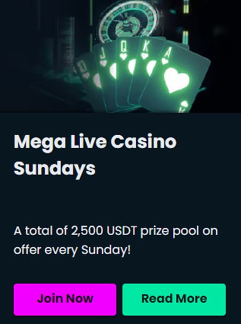 Mega Live Casino Sundays
