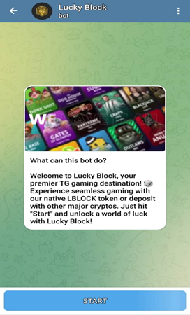 Lucky Block Telegram Main Screen 2