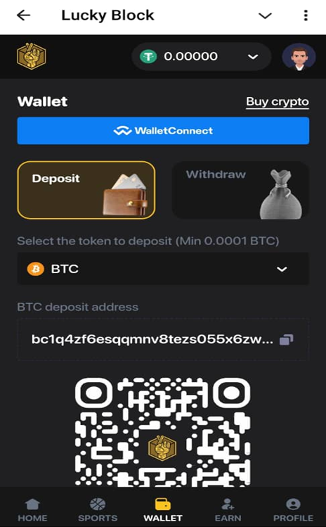 Lucky Block Telegram Wallet