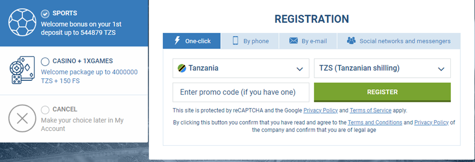 1xBet telegram casino Welcome Offer