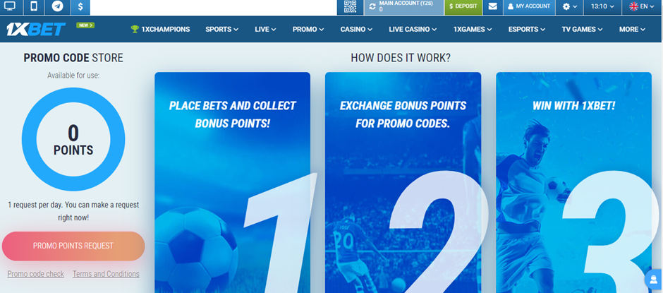 1xBet Promo Code Store