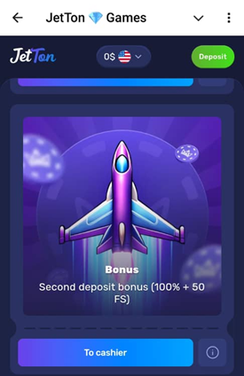 Second Deposit Bonus