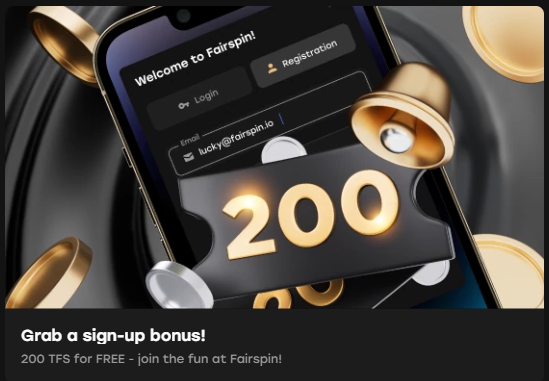 Fairspin welcome offer banner