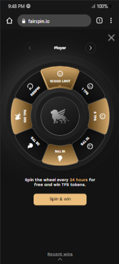  Fairspin Fortune Wheel